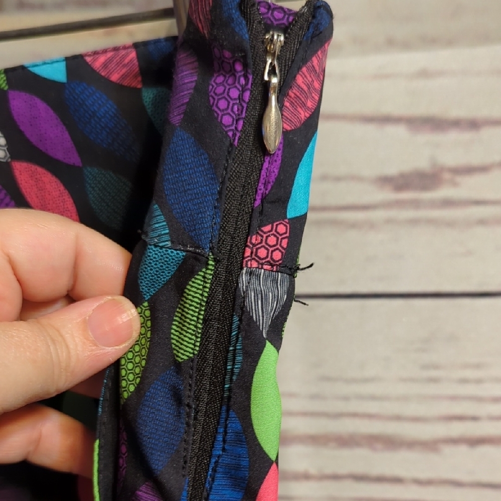 Multicolor Leaf Pattern Mini Skirt - image 6